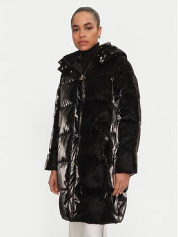 Elisabetta Franchi Пуховик PI-79Z-46E2-V650 Чорний Regular Fit Elisabetta Franchi Пуховик PI-79Z-46E2-V650 Чорний Regular Fit