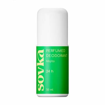 Парфюмированный дезодорант Sovka Skincare Mojito Perfumed Deodorant, 50 мл Парфюмированный дезодорант Sovka Skincare Mojito Perfumed Deodorant, 50 мл