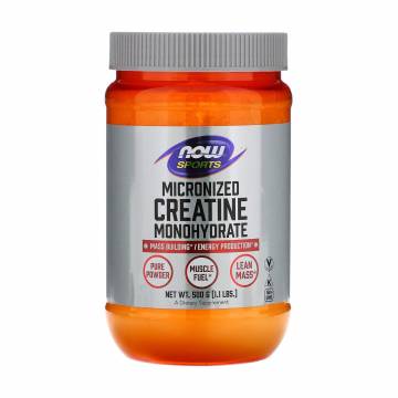 Микронизированный моногидрат креатин NOW foods Sports Micronized Creatine Monohydrate в порошке, 500 г Микронизированный моногидрат креатин NOW foods Sports Micronized Creatine Monohydrate в порошке, 500 г