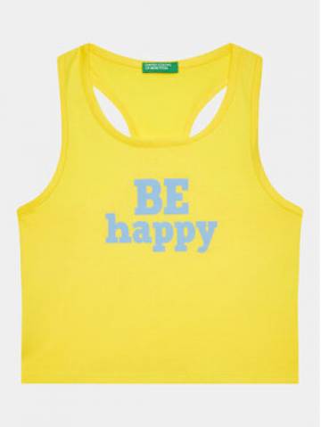 United Colors Of Benetton Топ 3096CH013 Жовтий Regular Fit United Colors Of Benetton Топ 3096CH013 Жовтий Regular Fit