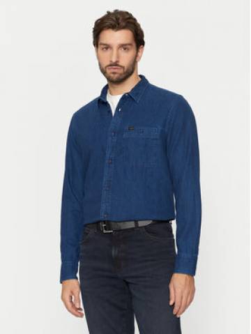 Lee Джинсова сорочка Leesure 112355712 Голубий Regular Fit Lee Джинсова сорочка Leesure 112355712 Голубий Regular Fit