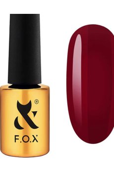 Гель-лак для ногтей F.O.X Lipstick Collection Gel Polish 009 Velvet Berry, 7 мл