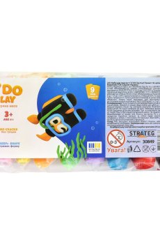 Набор для творчества Strateg UDO Clay от 3 лет, 9*10 г (30849)