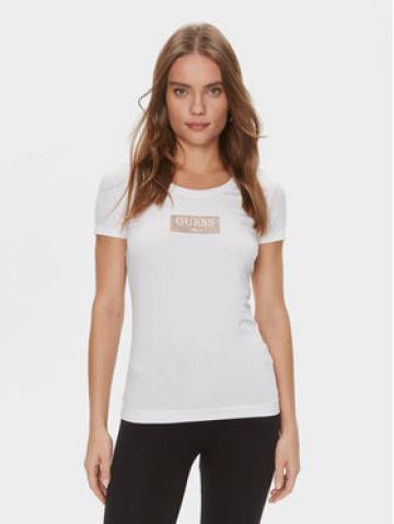 Guess Футболка W4RI33 J1314 Білий Slim Fit Guess Футболка W4RI33 J1314 Білий Slim Fit