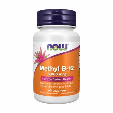 Метил B-12 NOW foods Methyl B-12, 5000 мкг, 60 леденцов Метил B-12 NOW foods Methyl B-12, 5000 мкг, 60 леденцов