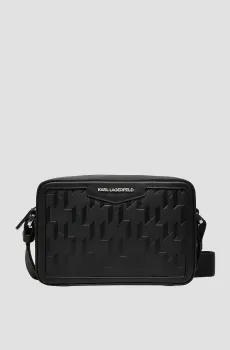 Мужская черная кожаная сумка Черный ONESIZE Karl Lagerfeld A1M30067;999
