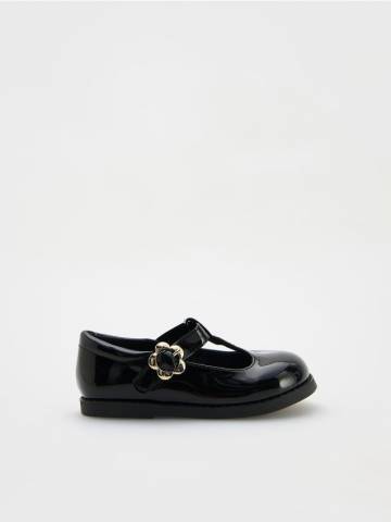 Reserved - GIRLS` LOAFER SHOES - чорний - 687DL-99X Reserved - GIRLS` LOAFER SHOES - чорний - 687DL-99X