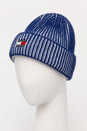 Шапка Tommy Jeans из толстого трикотажа AW0AW16785 Шапка Tommy Jeans из толстого трикотажа AW0AW16785