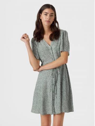 Vero Moda Літня сукня Alba 10292845 Зелений Regular Fit Vero Moda Літня сукня Alba 10292845 Зелений Regular Fit