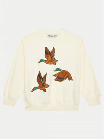 Mini Rodini Світшот Ducks 2272001311 Écru Regular Fit Mini Rodini Світшот Ducks 2272001311 Écru Regular Fit