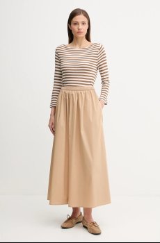 Лонгслив с примесью льна United Colors of Benetton