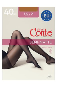 Колготки женские Conte elegant Solo с шортиками 40 DEN, Bronz, размер 2