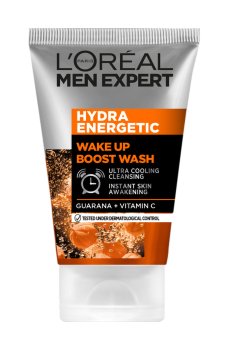 Мужской очищающий гель для умывания LOreal Paris Men Expert Hydra Energetic с пробуждающим эффектом, 100 мл
