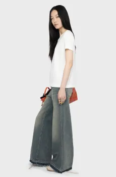 Женская белая футболка Suzan Белый L ZADIG&VOLTAIRE JWTS02871_JUDO