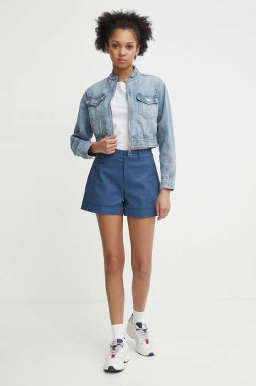 Хлопковая футболка Pepe Jeans JANET женская цвет белый PL505836 Хлопковая футболка Pepe Jeans JANET женская цвет белый PL505836