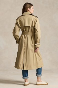 Хлопковый тренч Polo Ralph Lauren