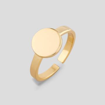 Серебряные кольца с позолотой Minimal ВС-371з Серебряные кольца с позолотой Minimal ВС-371з