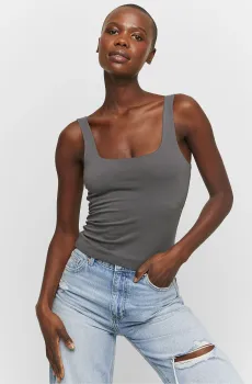 Женский серый топ Серый XS Tally Weijl SSLCOERBI