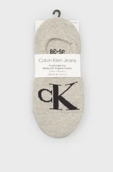 Серые следы (2 пары) HIGH CUT Серый 39-42 Calvin Klein 701228817