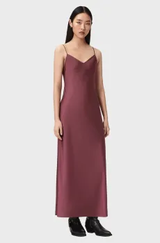 Женское розовое платье BRYONY Розовый 12 AllSaints W113DE
