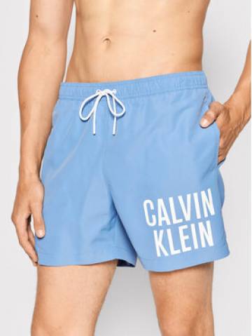 Calvin Klein Swimwear Шорти для плавання Medium Drawstring KM0KM00701 Блакитний Regular Fit Calvin Klein Swimwear Шорти для плавання Medium Drawstring KM0KM00701 Блакитний Regular Fit