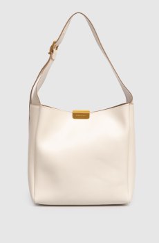 Кожаная сумка Luz цвета айвори