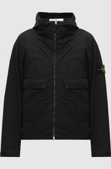 Черная куртка с логотипом патча