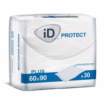 Детские пеленки гигиенические одноразовые ID Protect Plus, 60*90 см, 30 шт Детские пеленки гигиенические одноразовые ID Protect Plus, 60*90 см, 30 шт