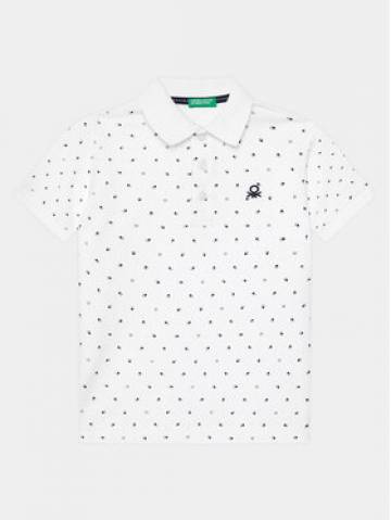 United Colors Of Benetton Поло 38YVC301C Білий Slim Fit United Colors Of Benetton Поло 38YVC301C Білий Slim Fit