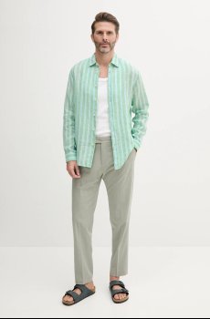 Льняная рубашка United Colors of Benetton