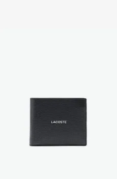 Мужской черный кошелек Черный ONESIZE Lacoste NH5053OI000