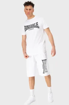 Мужская белая футболка Белый 3XL Lonsdale 117821