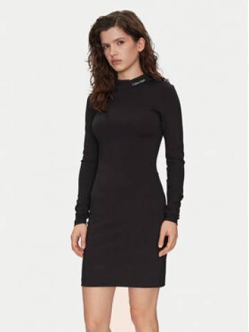 Calvin Klein Jeans Повсякденна сукня J20J225074 Чорний Slim Fit Calvin Klein Jeans Повсякденна сукня J20J225074 Чорний Slim Fit