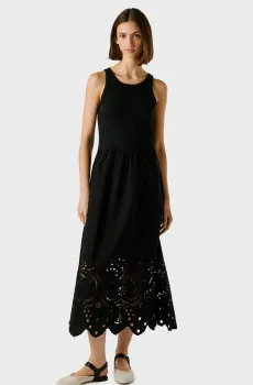 Женское черное платье NAOMI Черный M Pepe Jeans PL9537807
