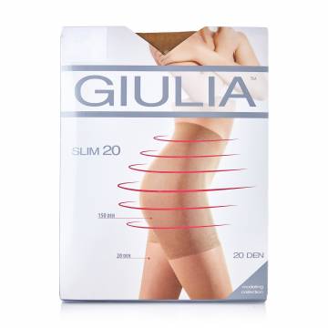Колготки женские Giulia Slim классические, с подтягивающими шортиками, 20 DEN, Daino, размер 5 Колготки женские Giulia Slim классические, с подтягивающими шортиками, 20 DEN, Daino, размер 5