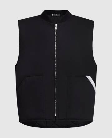 Черный жилет Sartorial с логотипом Черный жилет Sartorial с логотипом