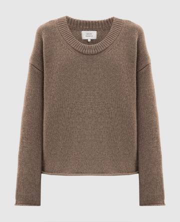 Коричневый свитер DERRY из кашемира Коричневый свитер DERRY из кашемира