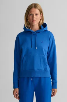 Женское синее худи ICON G ESSENTIAL Синий XS Gant 4200644