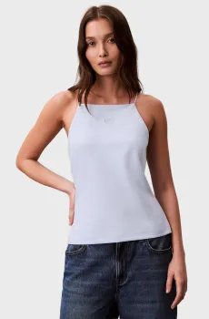Женский голубой топ PONTE Голубой L Calvin Klein Jeans LV044F206G
