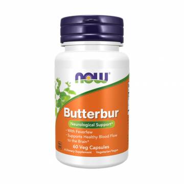 Белокопытник NOW foods Butterbur, 60 капсул Белокопытник NOW foods Butterbur, 60 капсул