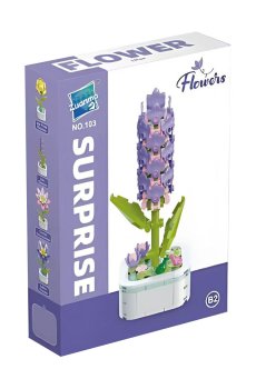 Детский конструктор Zuanma Гиацинт, від 6 років, 162 детали (WFM863575)