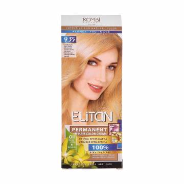 Стойкая крем-краска для волос Elitan Permanent Hair Color Cream 9.35 Ванильный светло-светло русый, 115 мл Стойкая крем-краска для волос Elitan Permanent Hair Color Cream 9.35 Ванильный светло-светло русый, 115 мл