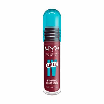 Блеск-тинт для губ NYX Professional Makeup Lip I.V. Hydrating Lip Gloss Stain 07 Bubblegum Burst, 5 мл Блеск-тинт для губ NYX Professional Makeup Lip I.V. Hydrating Lip Gloss Stain 07 Bubblegum Burst, 5 мл