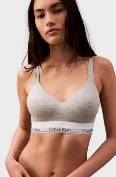 Женский серый бюстгальтер LIFT BRALETTE ( ROLLING CHANGE) Серый XS Calvin Klein 000QF7900E