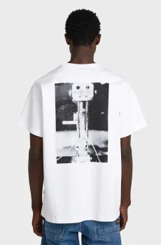 Мужская белая футболка Белый M G-Star RAW D26839,C784