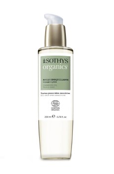 Очищающее масло для лица Sothys Organics Cleansing Oil Face & Eyes для всех типов кожи, 200 мл