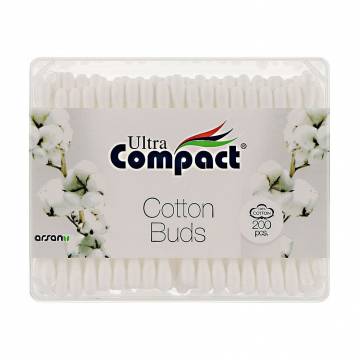 Ватные палочки Ultra Compact Cotton Buds, 200 шт