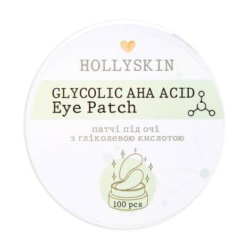 Патчи для кожи вокруг глаз Hollyskin Glycolic AHA Acid Eye Patch с гликолевой кислотой, 100 шт Патчи для кожи вокруг глаз Hollyskin Glycolic AHA Acid Eye Patch с гликолевой кислотой, 100 шт
