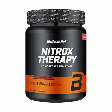 Предтренировочный комплекс BioTech USA Nitrox Therapy Тропические фрукты, в порошке, 680 г Предтренировочный комплекс BioTech USA Nitrox Therapy Тропические фрукты, в порошке, 680 г