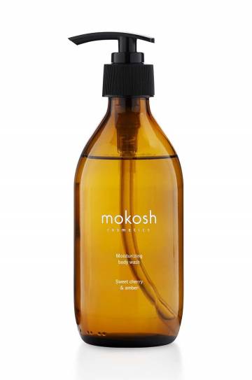 Увлажняющий гель для мытья тела Mokosh Wiśnia & Bursztyn 300 ml Увлажняющий гель для мытья тела Mokosh Wiśnia & Bursztyn 300 ml